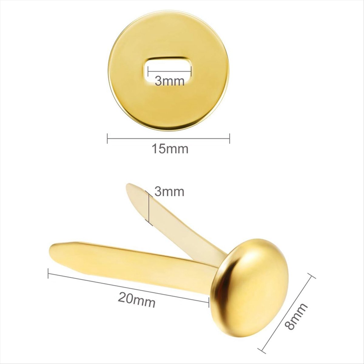 Paper Punch 3 Hole - A78I 300 Piezas de Sujetadores de