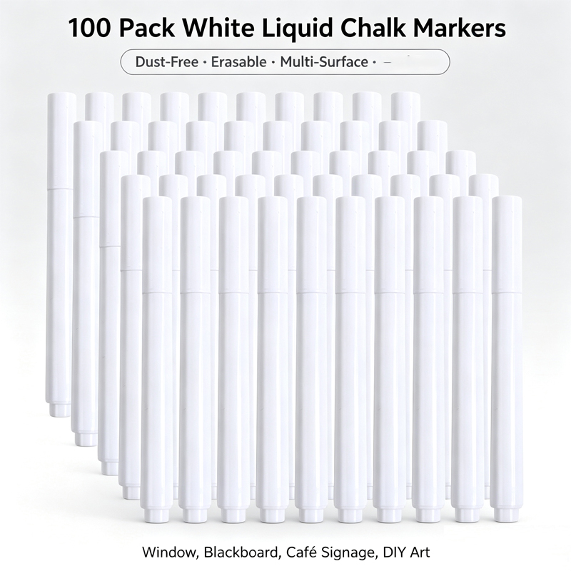 Whiteboard Marker Set - Rotulador de tiza líquida borrable, 3-100