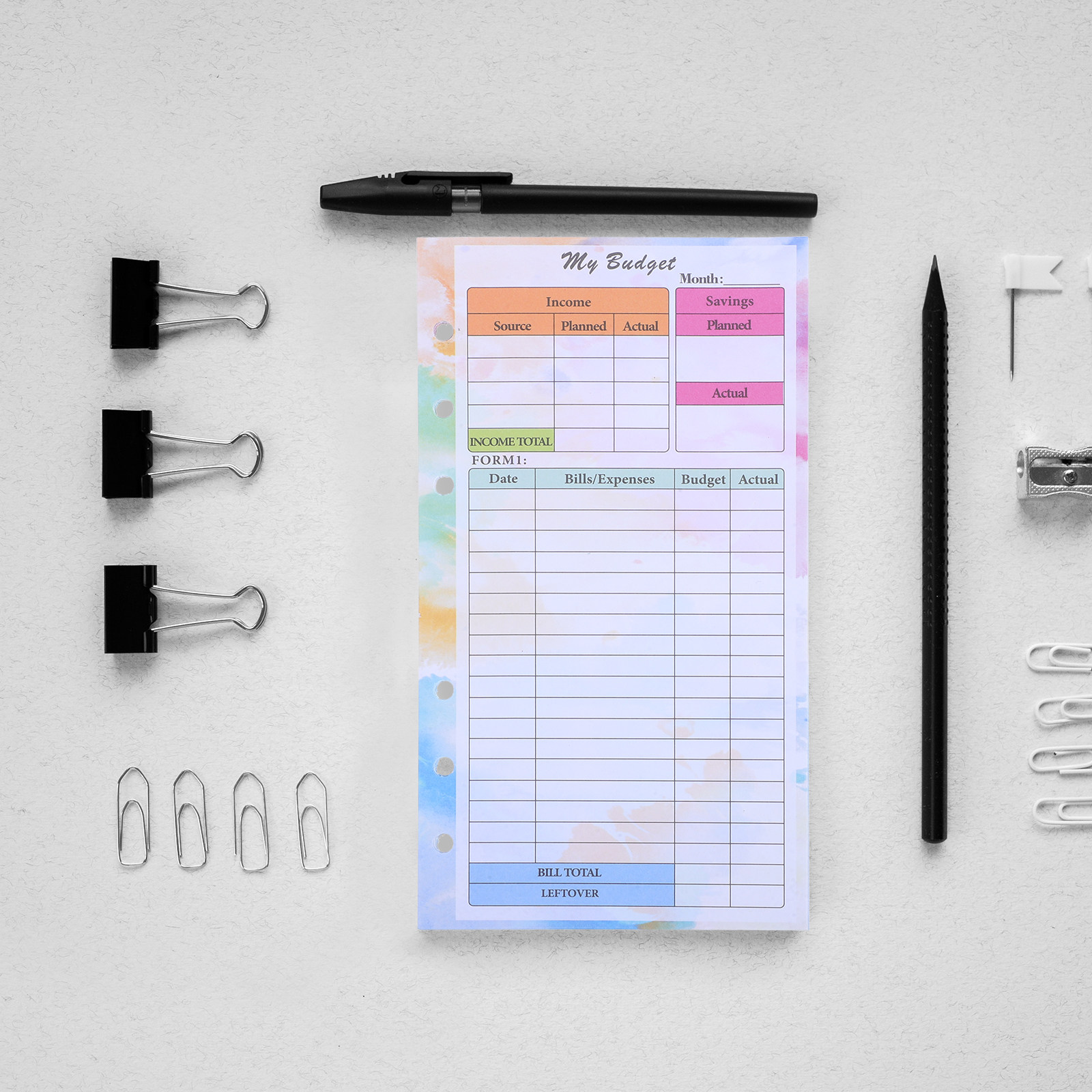 14 Hojas de Repuesto para Plan - Planner Weekly Budget reseña y precio